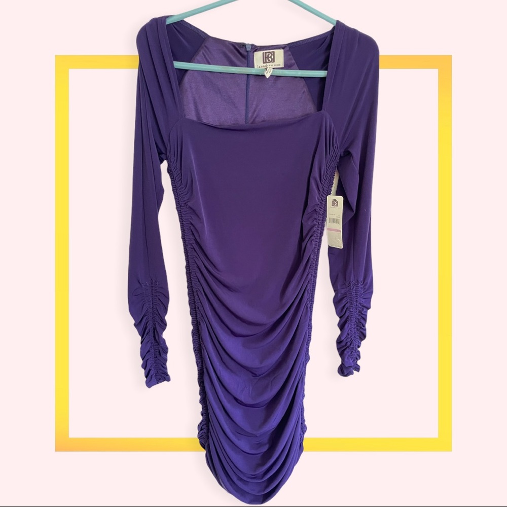 Purple going out dress